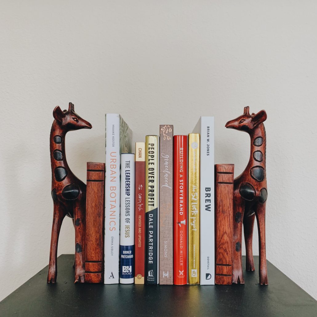 Giraffe Bookends