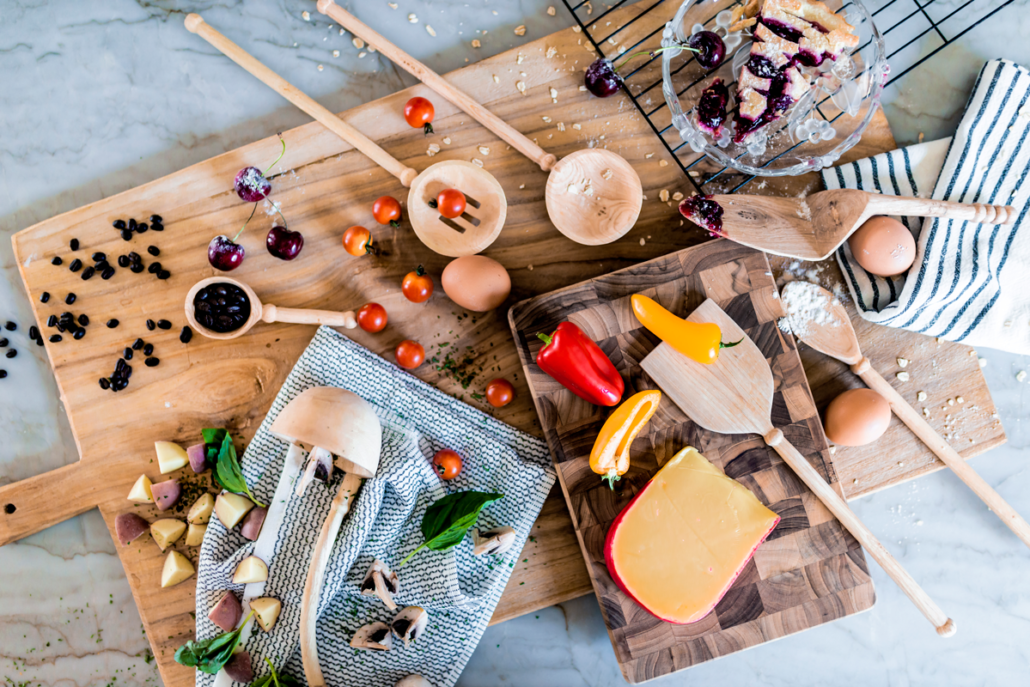 Wooden Hand Carved Spoons & Boards